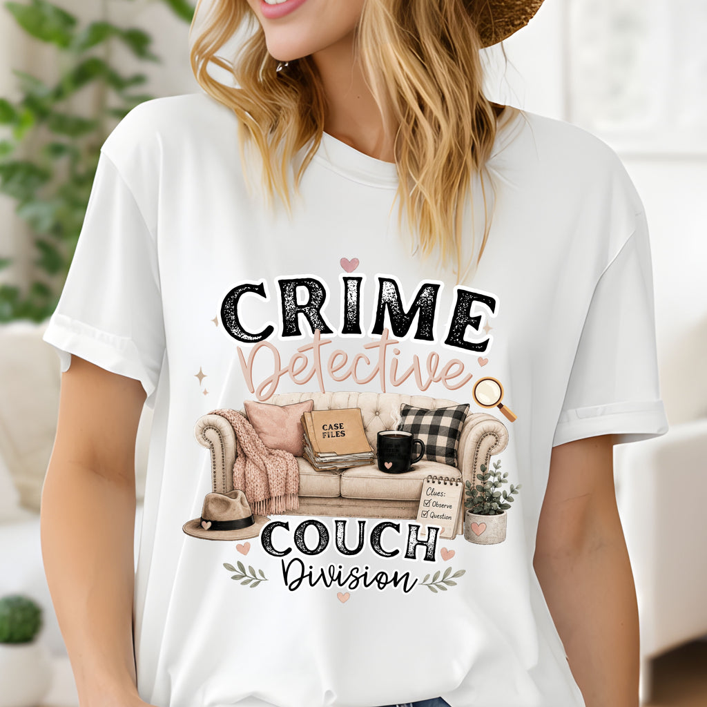 Crime Detective couch division Gildan 5.3 oz. T-Shirt