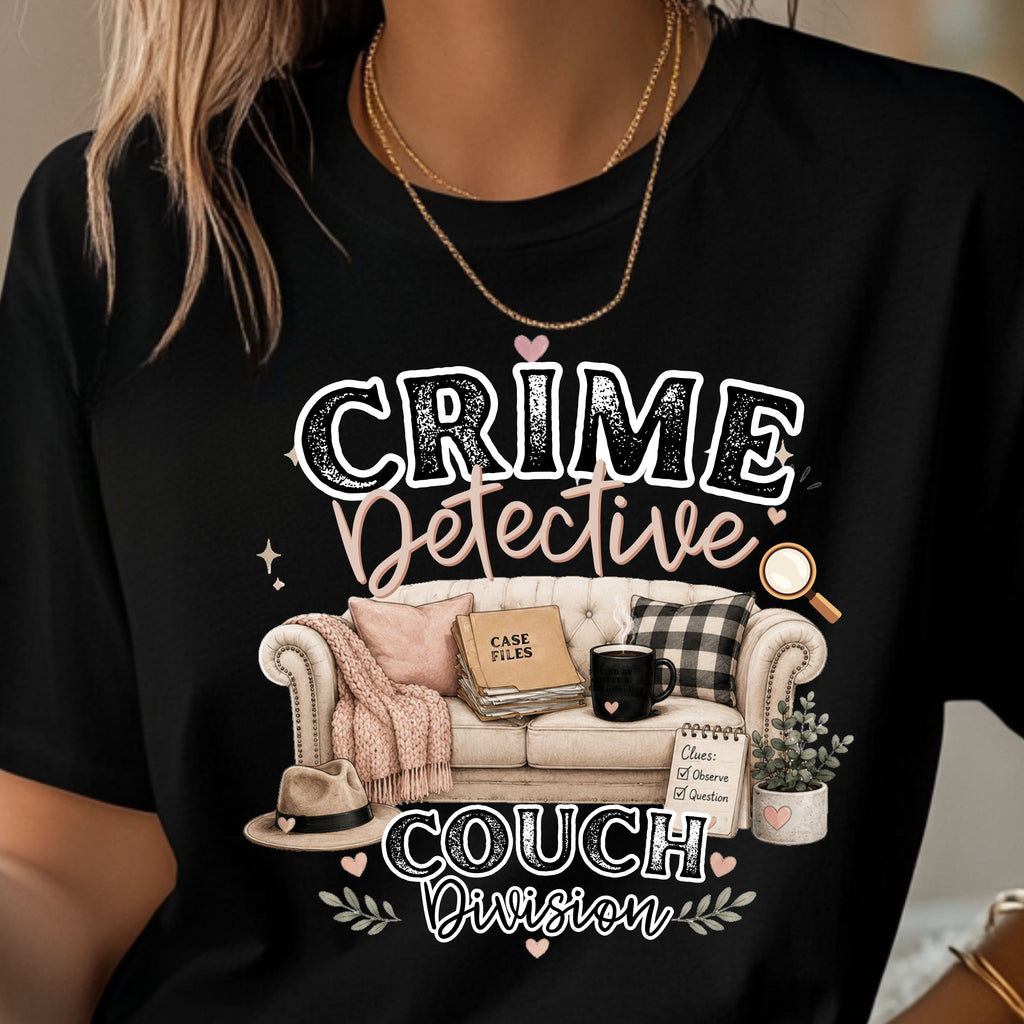 Crime Detective couch division Gildan 5.3 oz. T-Shirt