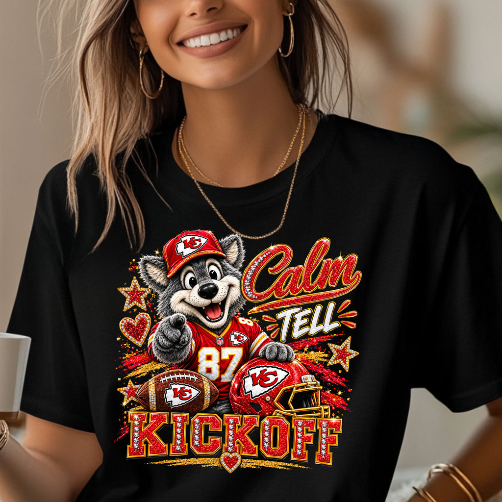 KC Calm tell Kickoff fun Gildan 5.3 oz. T-Shirt