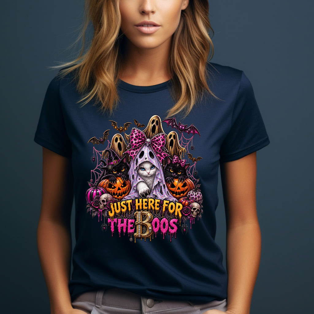 Just here for the Boos funny Halloween T-Shirt