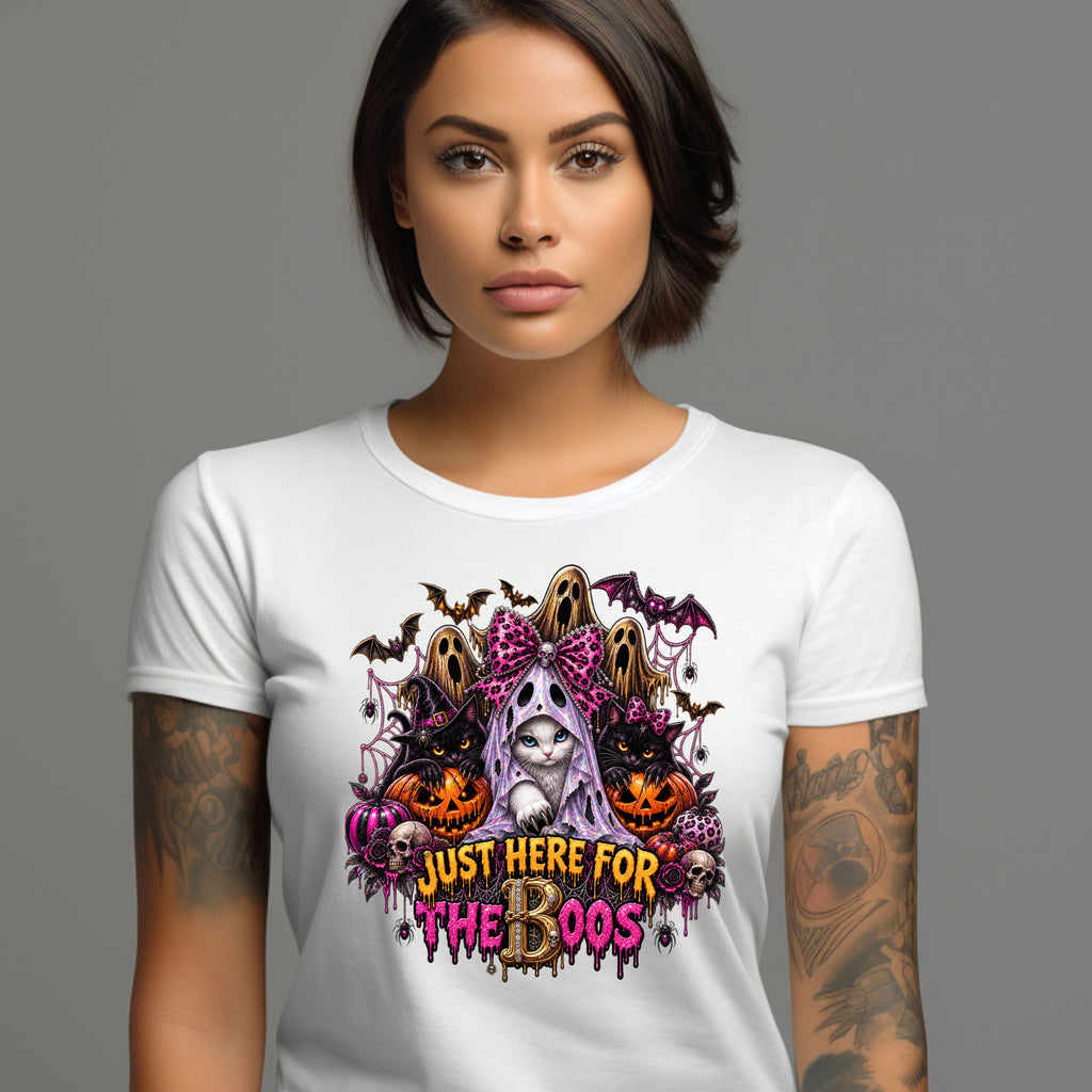 Just here for the Boos funny Halloween T-Shirt