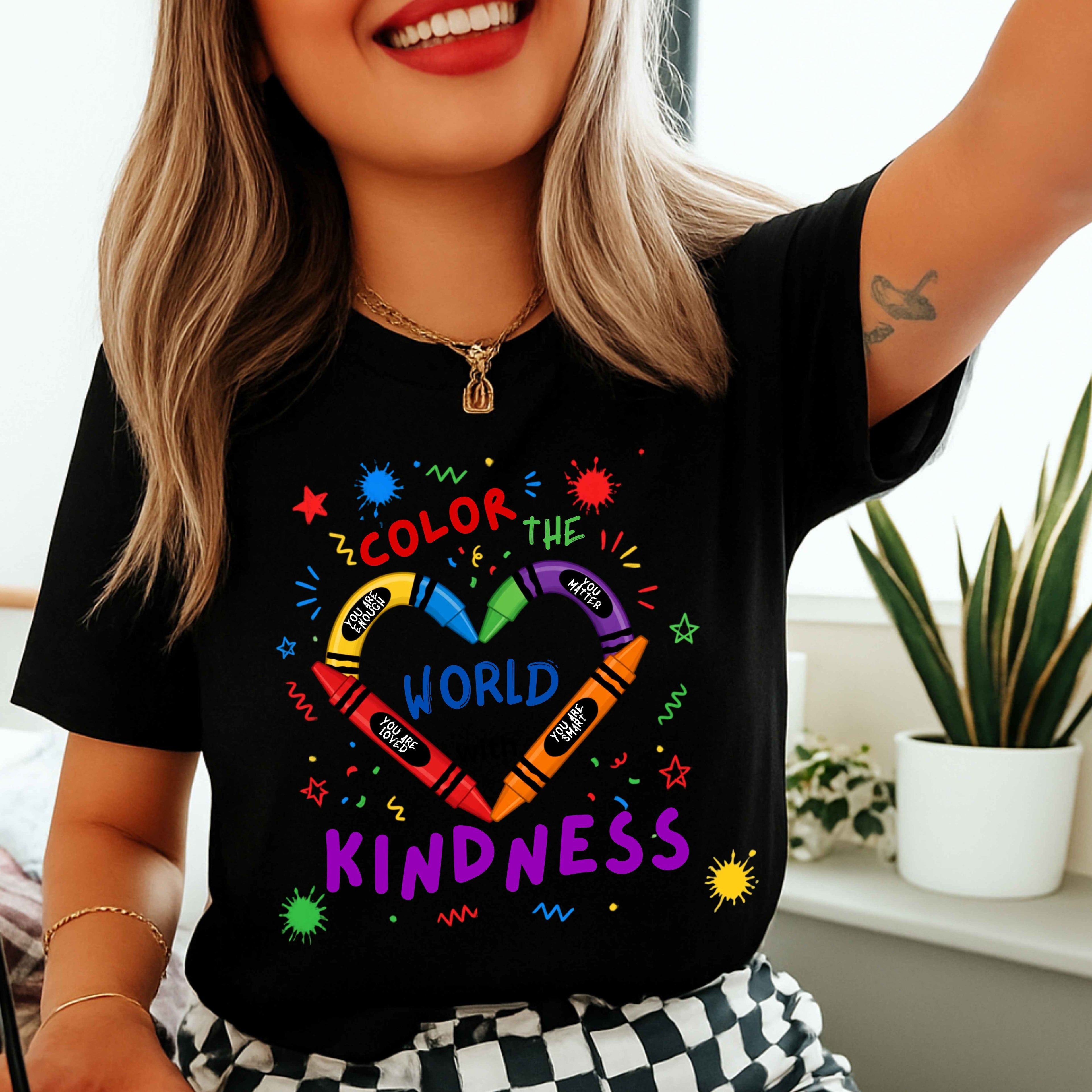 Color the world with kindness T-Shirt