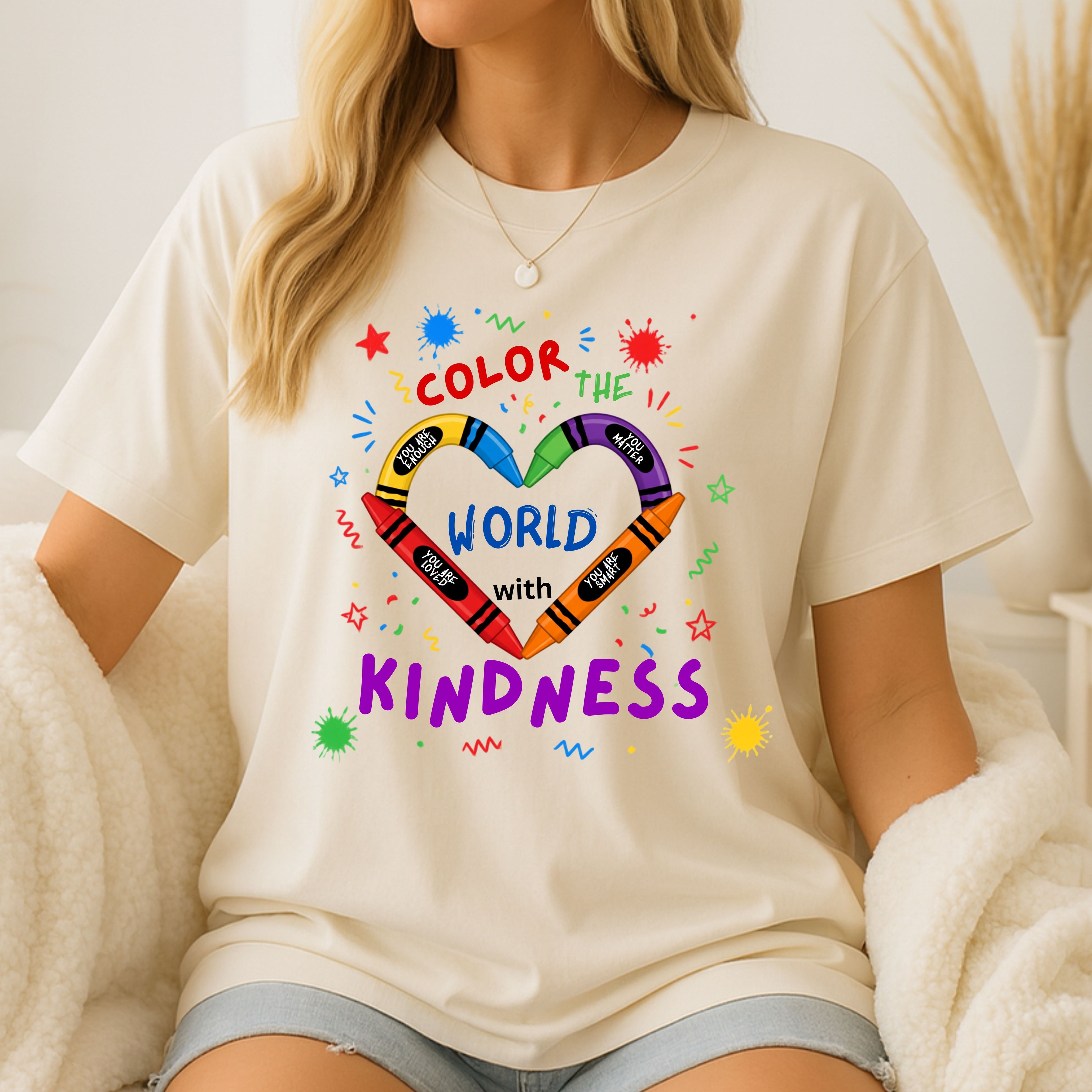 Color the world with kindness T-Shirt