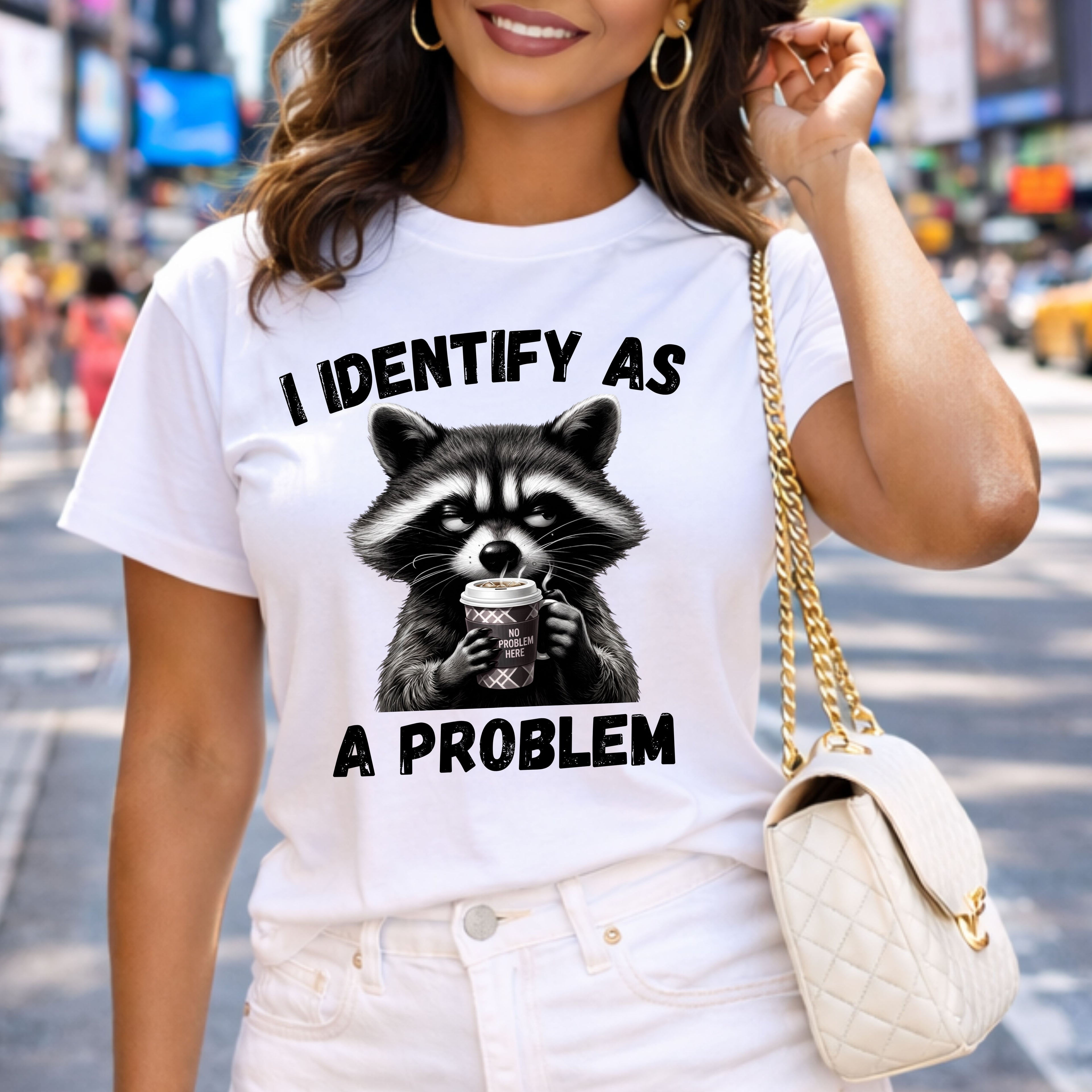 Funny I Identify as a problem T-Shirt