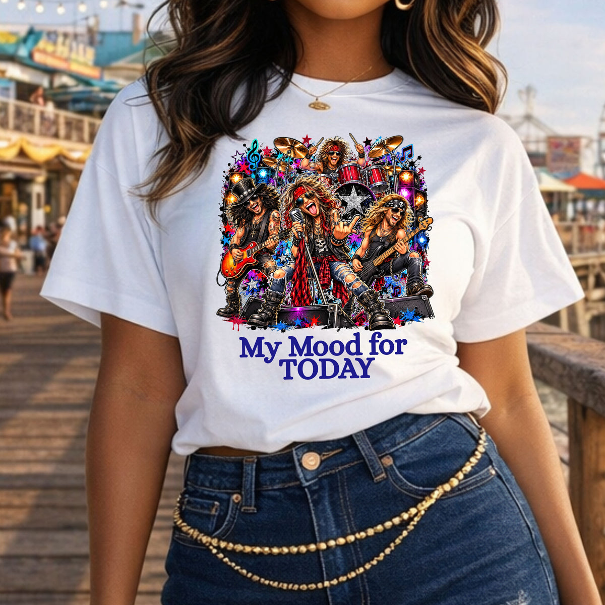 Perfect for rock & roll lovers Gildan 5.3 oz. T-Shirt