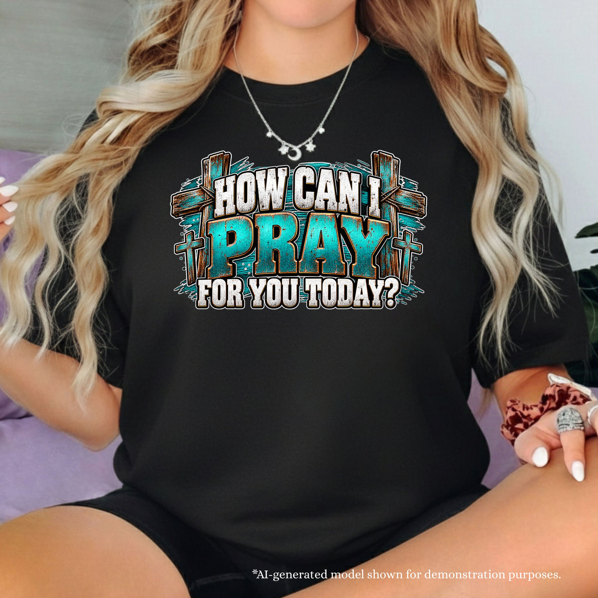 Our “How Can I Pray for You Today?” T-shirt is more than just a shirt—it's a beautiful way to share your faith, spread kindness, and remind others that they're never alone. Gildan 5.3 oz. T-Shirt