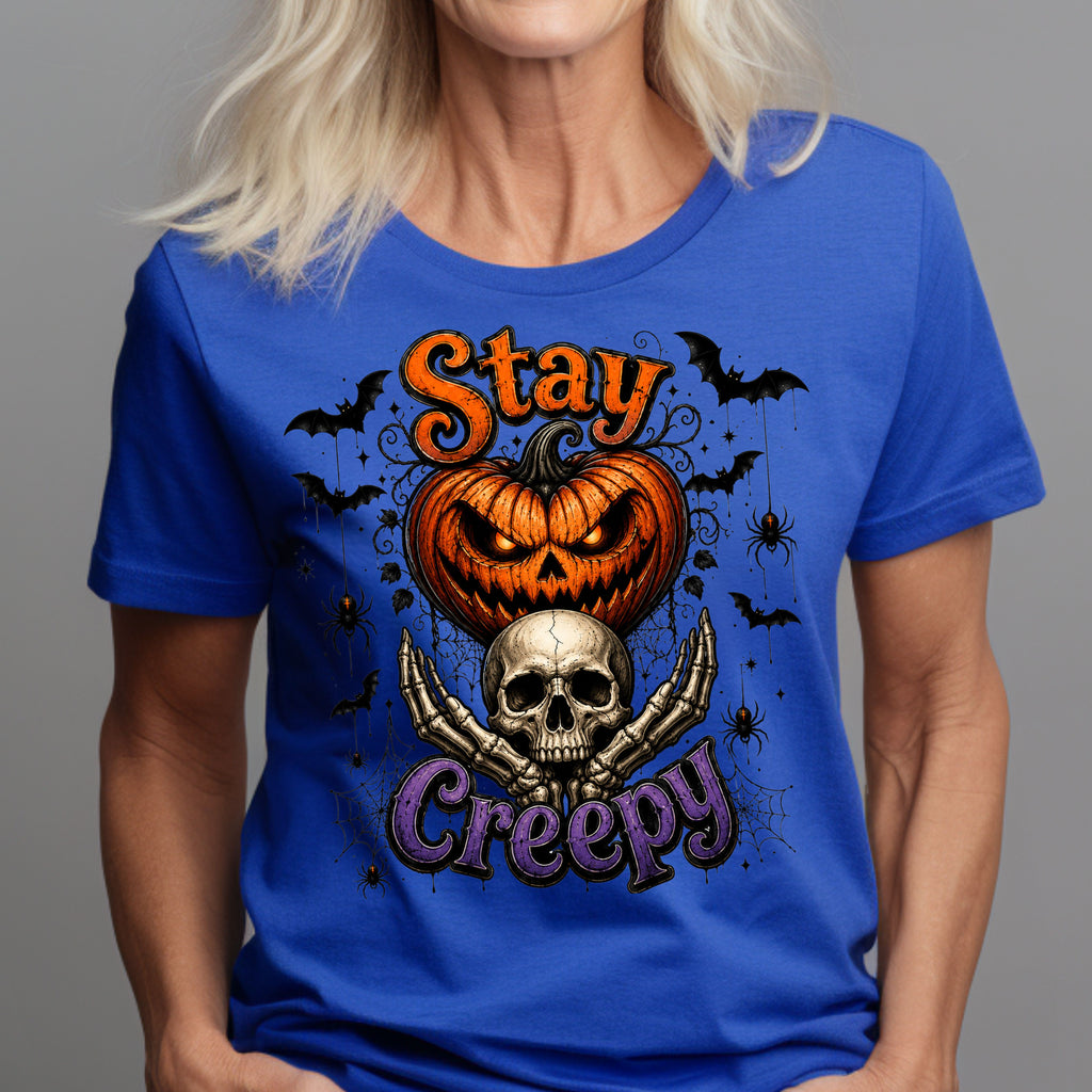 Halloween Stay Creepy Fun Gildan 5.3 oz. T-Shirt