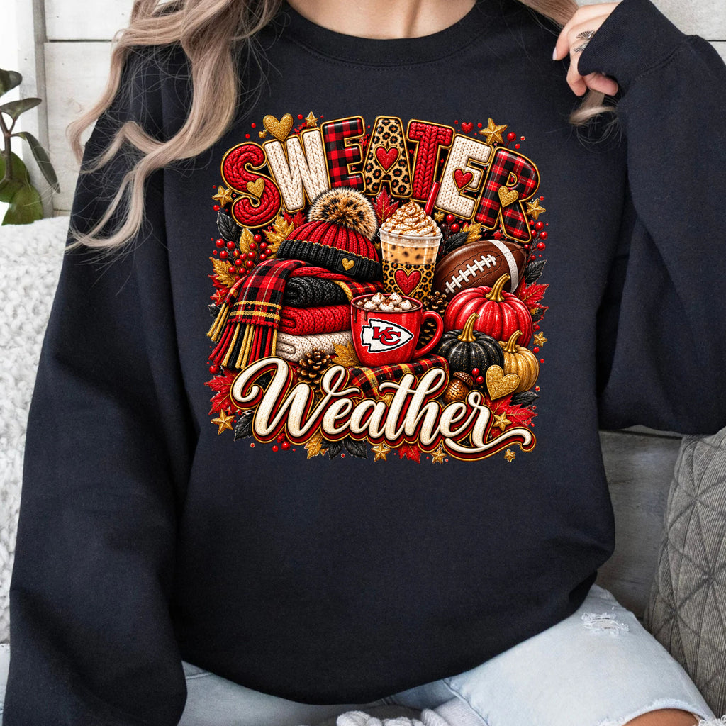 Sweater Weather KC Gilden crewneck sweatshirt