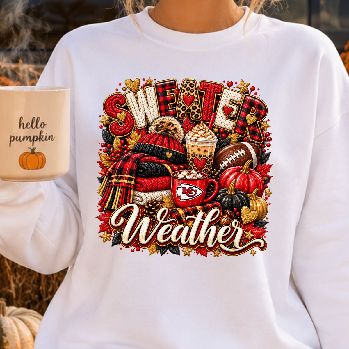 Sweater Weather KC Gilden crewneck sweatshirt