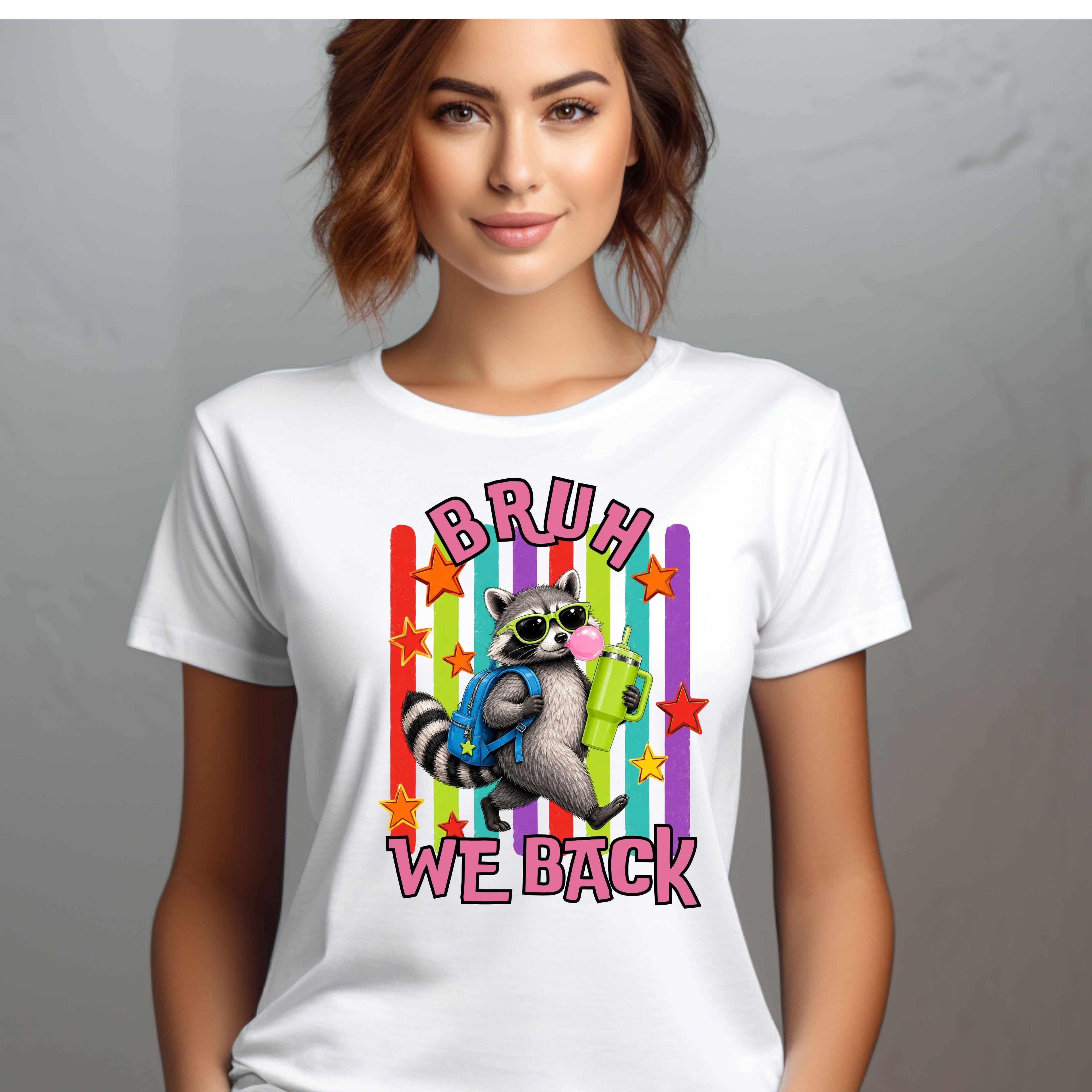 Fun Bruh We Back  school. T-Shirt